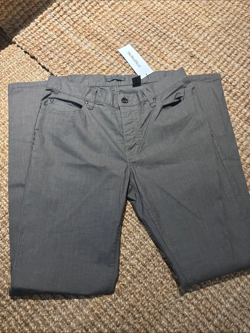 John Varvatos Men's Chinos in Olive